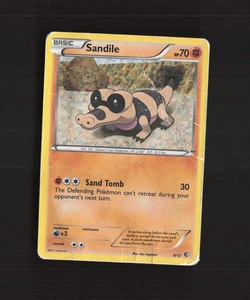 Sandile 8/12 McDonalds 2011 Promo Holo Rare Pokemon Card DMG - Picture 1 of 10
