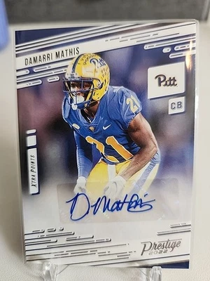 2022 Chronicles Draft Picks Prestige Xtra Points Signatures Damarri Mathis  - Image 1 of 2