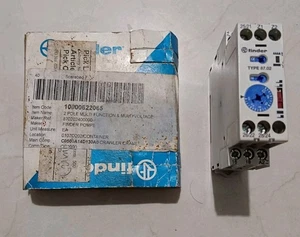FINDER TYPE 87.02 8702 0240 0000 MULTIFUNCTION TIME DELAY RELAY 0.05S....60H NEW - Picture 1 of 9