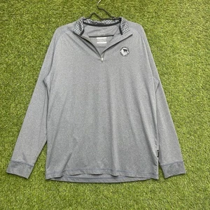 Swannies Shirt Mens Large 1/4 Zip Up Quarter Golfing Hiking Outdoor Performance - Picture 1 of 13