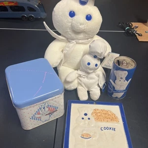 Lote de figuras de felpa bandeja para galletas Pillsbury Doughboy Starshine - Imagen 1 de 21