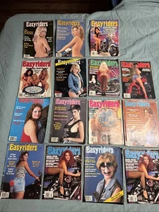 Lot 15 Easyriders magazine bikers outlaws babes Vintage EA2 - Picture 1 of 10