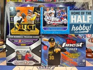 New York Yankees Hobby Box BREAK 22-25 MLB 1/3 Topps Finest 1/4 Sapphire - Picture 1 of 6