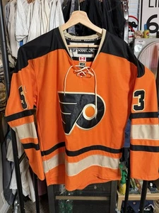 Reebok CCM Philadelphia Flyers Gostisbehere #53 Jersey W/ Strap Size 48 Orange - Picture 1 of 4