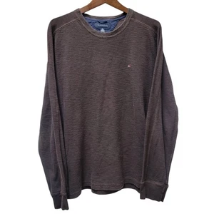 Tommy Hilfiger Men's Crewneck Long-Sleeves Thermal Shirt Size XL Excellent Cond - Picture 1 of 6