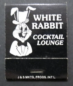 WHITE RABBIT COCKTAIL LOUNGE Centerville OHIO matchbook DAYTON Adrienne's BAR - Picture 1 of 5