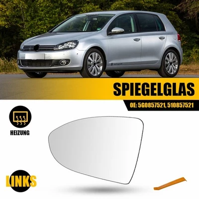 Spiegelglas für VW Golf 7 Variant links asphärisch beheizbar 5G0857521 510857521 - Bild 1 von 4