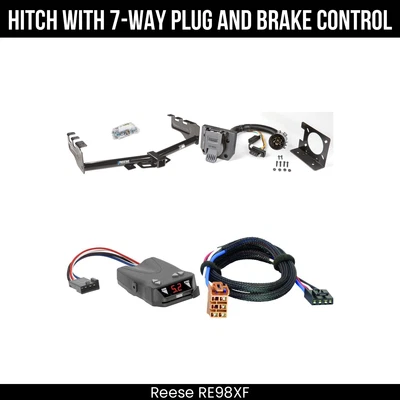 Hitch Tow PKG+ 制动控制 适用于 99-13 Silverado Sierra 1500 HD 2500LD 经典 — 第 1/4 张图片