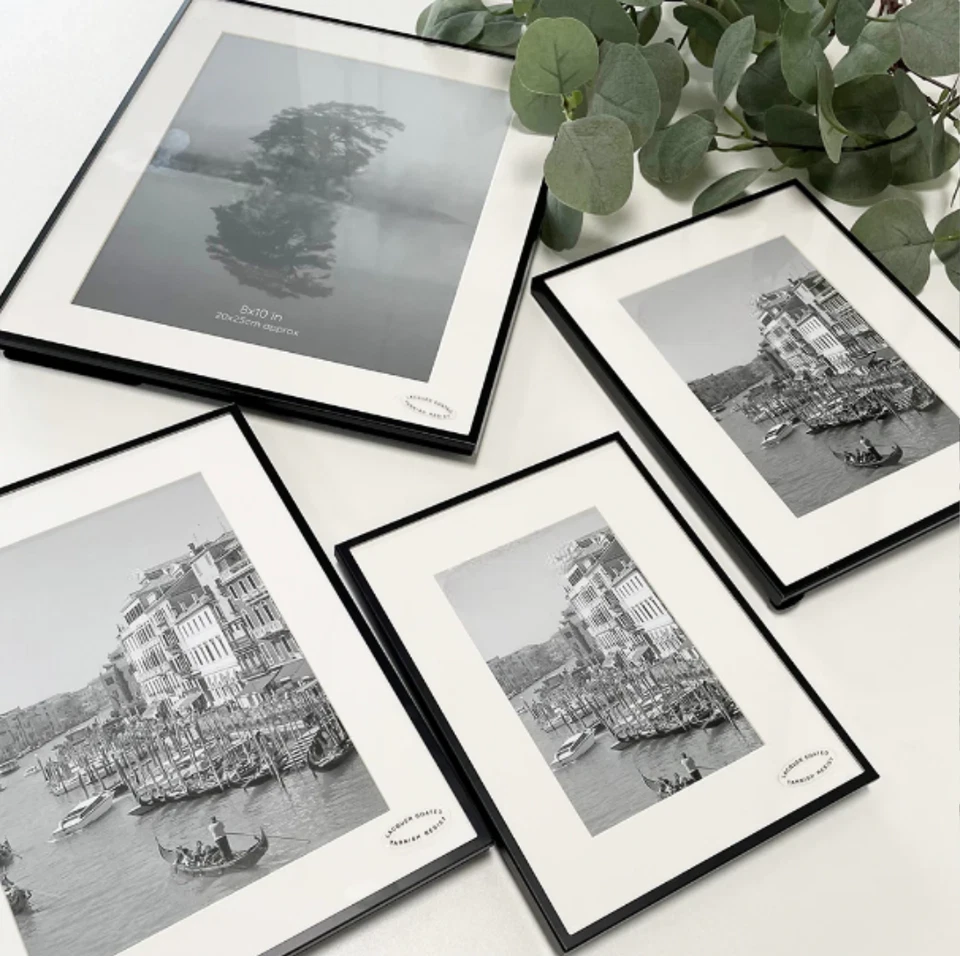 黑色相框适用于桌面和墙壁,1/2 包 - GG 家用 — 第 1/4 张图片