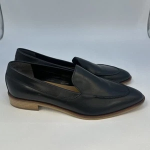 Everlane The Modern Loafer Womens 10 Black Italian Leather Preppy Academia - Imagen 1 de 11