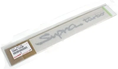 Placa de identificación original Toyota 1996-1998 Supra MKIV escotilla trasera "Supra Turbo" Foto 1 de 2