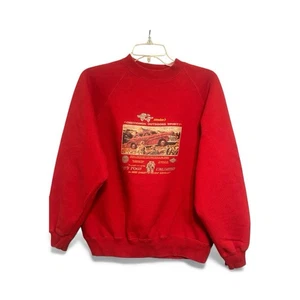 Suéter Vintage Chevignon Para Hombre Grande Rojo Pullover Outdoor Spirit - Imagen 1 de 8