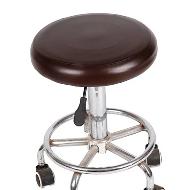 NEW~Set Of 2~COFFEE Color~Elastic Round Bar Stool Cover~Slipcover~FREE SHIPPING — 第 1/3 张图片