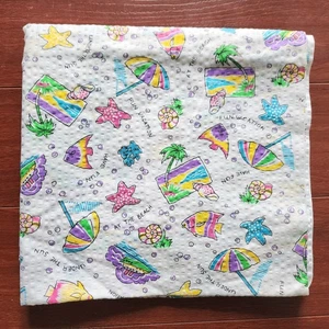 Wamsutta De Colección Playa Verano Tela Algodón Conchas Marinas Peces Tropicales 44x81" - Imagen 1 de 7