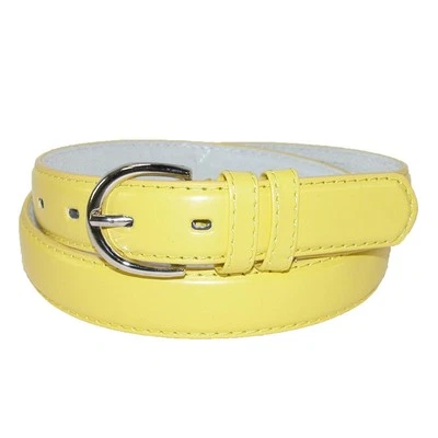 CTM Women's Leather 1 1/8 Inch Dress Belt - Image 1 of 2