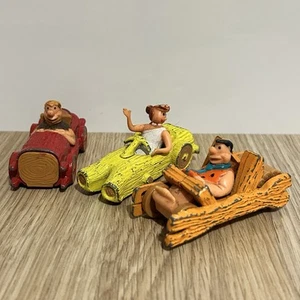 Vintage 1982 CORGI The Flinstones FRED BARNEY WILMA Diecast Vehicles Cars Set - Picture 1 of 17