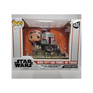 Funko Pop! Star Wars -The Mandalorian: Boba Fett & Fennec Shand Moment 486 - Picture 1 of 8