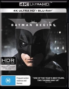 BATMAN BEGINS : NEW 4K Ultra HD UHD - Picture 1 of 1