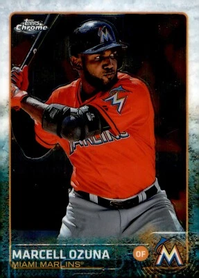 2015 Topps Chrome - Marcell Ozuna #182 - Image 1 of 2