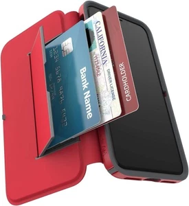Speck Presidio Folio iPhone XR Impact Mobile Phone Case, Red, 117062-7359 - Picture 1 of 11