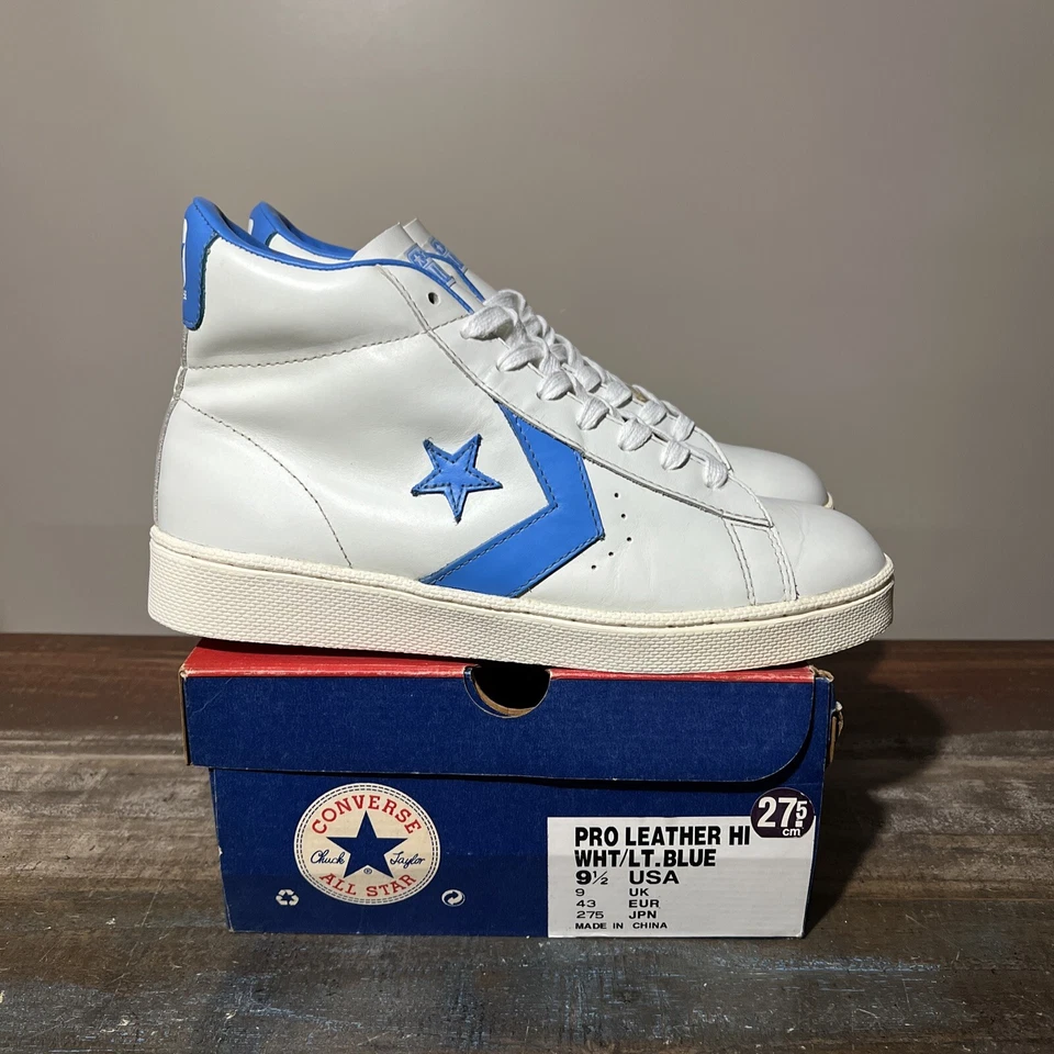 Converse Pro Cuero Alto UNC 1998 NUEVO🦄🎄Jordan 1 1985/2015/Reimaginado Foto 1 de 4
