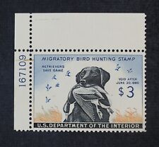 CKStamps: US Federal Duck Stamps Collection Scott#RW26 $3 Mint NH OG Gum Bend