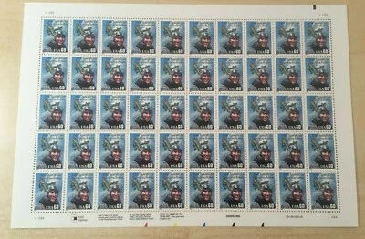 #2998a large date 60¢ Eddie Rickenbacker FULL Mint SHEET OF 50 Mint NH OG - Image 1 of 2