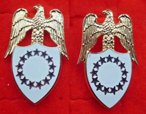 INSIGNIAS COLLAR EJÉRCITO EE. UU. AYUDANTE DEL VICEPRESIDENTE DE ESTADOS UNIDOS. - Imagen 1 de 1