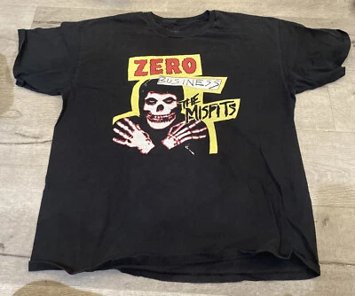 The Misfits Zero Business Black Graphic T-Shirt Size XL - Image 1 of 4