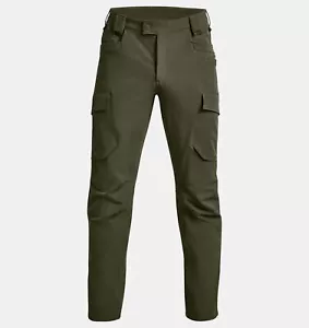 Under Armour Men's Alpha Tactical Cargo Pants - Marine OD Green - 34/32 - Picture 1 of 6