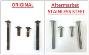 MINI Cooper S R53 Supercharger Intercooler Cover Bolts x4 STAINLESS or STANDARD - Foto 1 di 8