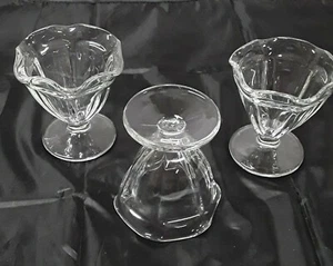 Anchor Hocking ? 4" T Eisbecher Tasse Schale Tulpe Glas Dessert Parfait Menge 3 - Bild 1 von 6