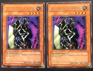 YUGIOH 2x Gearfried the Iron Knight DB1-EN204 Rare Unlimited MP - Picture 1 of 2