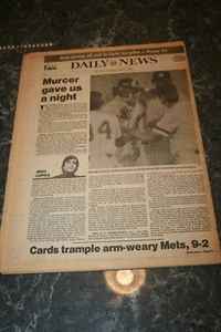 DAILY NEWS Bobby Murcer's Big Night 8. August 1979 - Bild 1 von 2