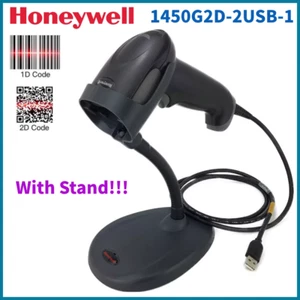 HONEYWELL 1450G2D-2USB-1 Handheld Barcode Scanner USB Code Reader USB + Stand - Picture 1 of 9