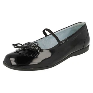 OFERTA Niñas MARIA Patente Cuero Zapatos Corrientes MARIA F Calce MISS RHINO £15.00 - Imagen 1 de 8