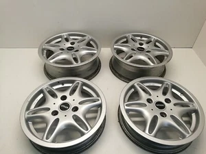 Original Smart ForTwo 450 Satz 4x Alufelgen VA 3,5J15 ET20,5 / HA 5,5J15 ET-1 - Bild 1 von 16