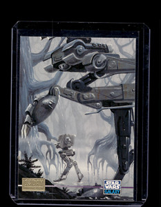 1995 Star Wars Galaxy Series 3 -1st Day Production  #354 Alternate Visions AT-ST