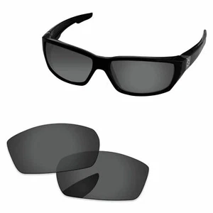 Stealth Black Polarized Replacement Lenses For-Spy Optic Dirty Mo Sunglasses - Foto 1 di 6