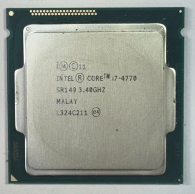 Intel Core SR149 i7-4770 3.40GHz FCLGA1150 4 Core 8MB 5GT/s 84W Desktop CPU - Image 1 of 3