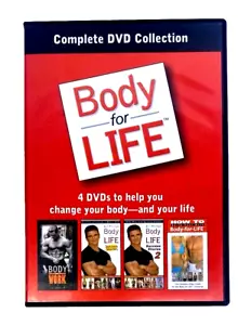 BODY FOR LIFE: THE COMPLETE DVD COLLECTION / FOUR DISC DVD SET - GOOD CONDITION. - Picture 1 of 6