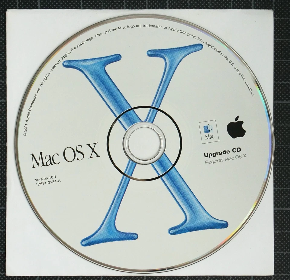 Apple System CD, Upgrade CD Mac OSX 10.1, 1 Disk, TOP - Bild 1 von 1