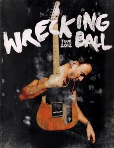 BRUCE SPRINGSTEEN 2012 WRECKING BALL WORLD TOUR CONCERT PROGRAM BOOK / EX 2 NMT - Picture 1 of 5