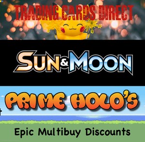 Sun & (and) Moon Holo Foil Rares Prime Pokemon Cards