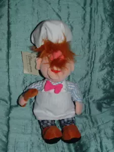 DISNEY STORE THE MUPPETS / MUPPET MEDIUM 11" SWEDISH CHEF PLUSH SOFT TOY TAGGED - Picture 1 of 4