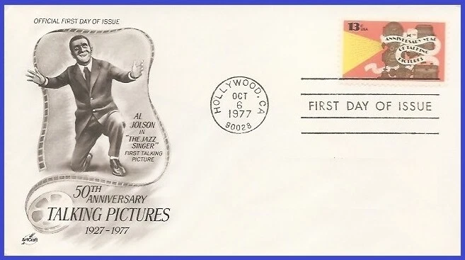 USA5 #1727 U/A ARTCRAFT FDC   Talking Pictures - 50 years - Image 1 of 1