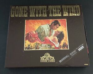Vintage Gone with the Wind 2 Tape VHS Set Special Boxed Set Hi-Fi Stereo MGM
