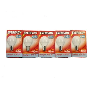 Eveready LED Golf Bulbs 5.2 W = 40 W LED Warm-White LED Golf B22-E27-B15-E14 - Picture 1 of 5
