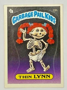 1985 Topps Garbage Pail Kids Stickers - Series 1 - 29b Thin Lynn - EX - Glossy - Picture 1 of 2