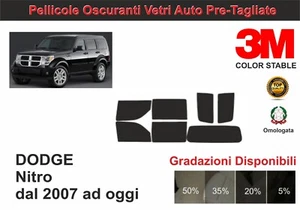 pellicola oscurante vetri pre tagliata dodge nitro dal 2007 in poi completo - Imagen 1 de 1
